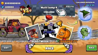 MULTI JUMP CHALLENGE ! & Lucky Legendary Looks in FEATURED CHALLENGES - Hill Climb Racing 2