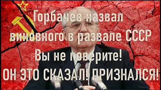 Горбачев назвал виновного в РАЗВАЛЕ СССР. В это ТРУДНО поверить! Он СКРЫВАЛ ЭТО ДЕСЯТКИ ЛЕТ!