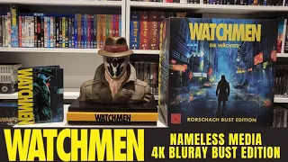 Watchmen Nameless Media 4k Ultra HD Bluray Collector's Edition Bust Unboxing.