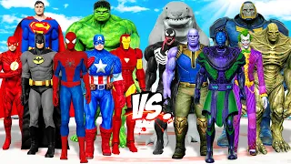 TEAM SUPERHEROES vs TEAM SUPERVILLAIN - EPIC SUPERHEROES WAR