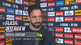 Rúben Amorim: "Era quase obrigatório vencer este jogo"