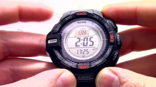 Casio ProTrek PRG-270-1E [PRG-270-1ER] - Инструкция, как настроить от PresidentWatches.Ru