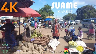 Suame Kumasi Market On Sunday Ashanti Region Ghana 4K