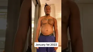 KSI body transformation in 7 months #ksi #jjolatunji #workout #sixpack #fitness #workoutmotivation