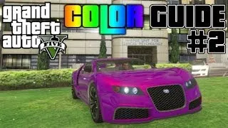 GTA V - Ultimate Color Guide #2 | Best Colors for Car Customizations [Primary & Pearl.]