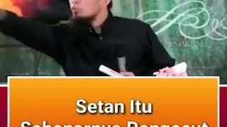 USTADZ ADI HIDAYAT - SETAN ITU PENGECUT !!!