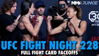 UFC Fight Night 228 Full Card Faceoffs From Las Vegas