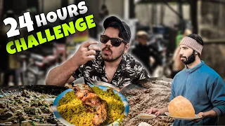 EATING STREET FOOD FOR 24 HOURS " CHALLENGE " 🔥🔥