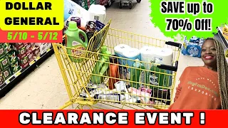Dollar General Clearance Event up to 70% Off! | Save BIG on household essentials! 5/10-5/12