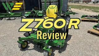 2023 John Deere Z760R Zero Turn Mower Review & Walkaround