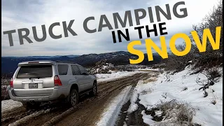 Scenes From An Adventure | Truck Camping In The Mendocino Snow