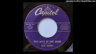 Rose Maddox - What Makes Me Hang Around / Gambler's Love [Capitol, 1959 country]