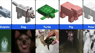 The Most Cursed Minecraft mobs - Comparison