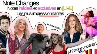 Impressive Note Changes [Live] - w/ FRENCH VOCALISTS : Lara Fabian, Céline Dion, Loïc Nottet, ..