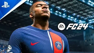 (PS5) EA FC 24 | PSG VS F.C BARCELONA | UEFA CHAMPIONS LEAGUE QUARTER FINAL LEG -2 | 4K 60 HDR