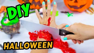 5 DIY Поделки на Хэллоуин своими руками 2021 страшные Слаймы и Пранки для Halloweena