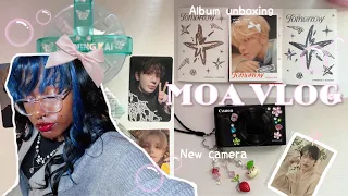 Moa vlog ♡ TXT Minisode 3 unboxing, new lightstick, decorating camera.