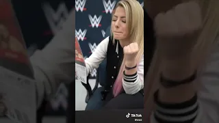 Alexa Bliss Talks to her own Action Figure