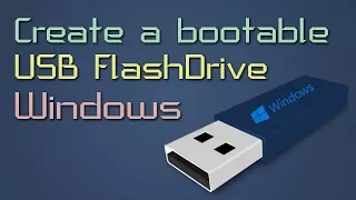 Install Windows XP/Vista/7/8/8.1/10 From Usb Flash Drive | Create a bootable USB Flash Drive
