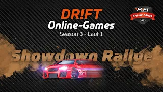 DR!FT Online Games 2023 Season 3 Lauf 1 - "Showdown Rallye"