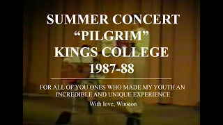 SUMMER CONCERT - "PILGRIM" - KINGS COLLEGE - TEATRO ELIAS AHUJA  - MADRID 1987 - 1988