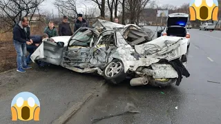 Топ жёстких аварии в зимой