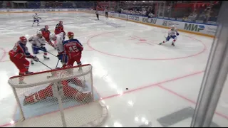 Sharychenkov denies it with his pad