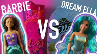 Barbie Color Reveal 🎉 VS Dream Ella Color Change Surprise 🧚🏻‍♀️ | ¡Revisión y comparación!