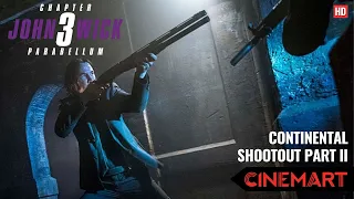 JOHN WICK CHAPTER 3 - Parabellum (2019) | Continental Hotel Shootout Part II scene HD