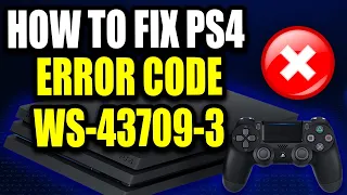 How to Fix PS4 Error Code WS-43709-3 "Please check the expiration date of your credit card."