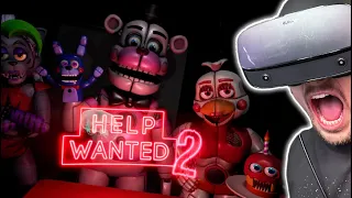 FNAF Is So Scary In VR! (Five Nights At Freddy's: Help Wanted 2 - Part 1)