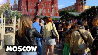 ⁴ᴷ HUNGRY RUSSIAN 🇷🇺 Fish week in Moscow 🐠  Street food and lots of seafood | Walking Tour