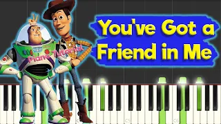 Toy Story - You've Got a Friend in Me - Piano Tutorial (Stride piano)