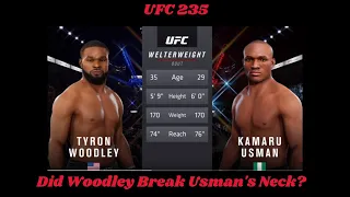 UFC 235: Woodley vs Usman