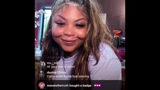 Shekinah Jo confesses to getting injections Instagram Live 7/8/21