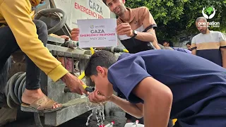 Gaza clean water distribution - 27th May 2024