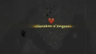 BLACKDOZA-GARAKIM O'ZINGSAN❤(offical audio)