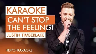 Justin Timberlake - CAN'T STOP THE FEELING! (BGV) [Karaoke / Instrumental]