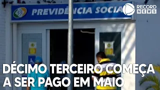 Décimo terceiro começa a ser pago em maio