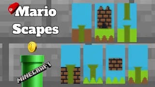 Minecraft Mario-Scapes Banner Designs - It's Banner Time!