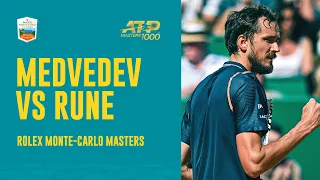 Daniil Medvedev vs Holger Rune Quarter-Final Highlights | Rolex Monte Carlo Masters 2023