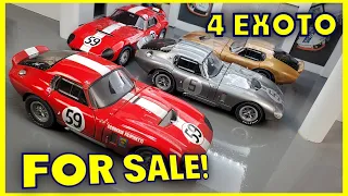 I have 4 Exoto Cobra Daytona FOR SALE!!