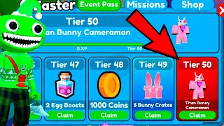 😱I UNLOCKED ALL 50 EASTER PASS TIERS AND GOT THIS OP UNIT!! 🔥🔥🔥 - Toilet Tower Defense  EPISODE 73