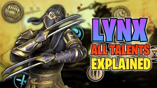 Lynx All Talents Explained 👿 | The BOMB Master 💣 | Best EPIC Hero | Shadow Fight Arena 4 Gameplay