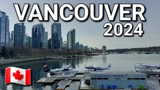 🇨🇦 Vancouver Walking Tour: Canada Place to Coal Harbour | Vancouver, BC, Canada | January 15, 2024