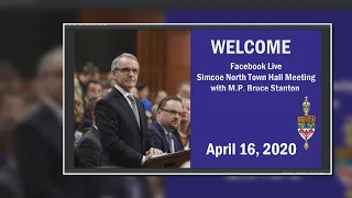 Bruce Stanton Facebook Live Virtual Town Hall- April 16, 2020