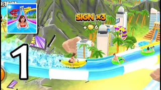 Uphill Rush Water Park Racing - Gameplay Walkthrough Part 1 (iOS, Android)