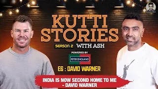 India is now second home - David Warner | Kutti Stories with Ash | R Ashwin