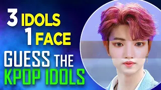 [KPOP GAME] CAN YOU GUESS THE KPOP IDOLS 3 IDOLS IN 1 FACE #1