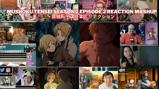 Mushoku Tensei S2 Ep 2 Mega Reaction Mashup  無職転生 2期 2話 リアクション #mushokutensei #anime #reaction